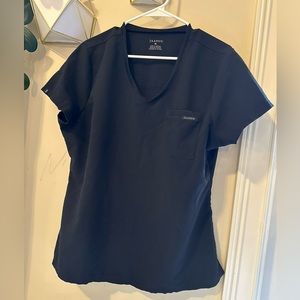 jaanuu scrub top black xl